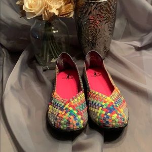 Corkys multi color flats